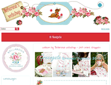 Tablet Screenshot of bellarosa-webshop.nl
